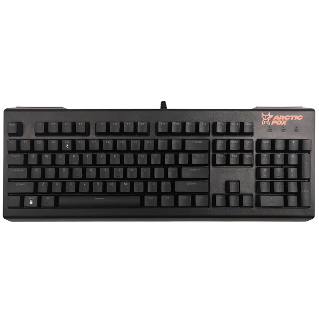 Arctic Fox X19 RGB Programmable Mechanical Gaming Keyboard Wired USB Type C Backlit Hot-Swap Red Switch Full Size Compatible