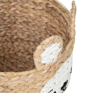 Handmade Water Hyacinth <b>Bear</b> Storage Basket <b>Cute</b> Animal Toy Organizer Nursery Decorative Basket Eco Friendly Home Storage - Product Image 4