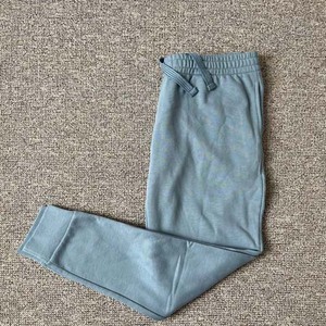Survêtement unisexe en coton gris clair, col rond, manches longues, couleur unie, décontracté, pour l'automne, avec poches latérales, coupe classique - Product Image 5
