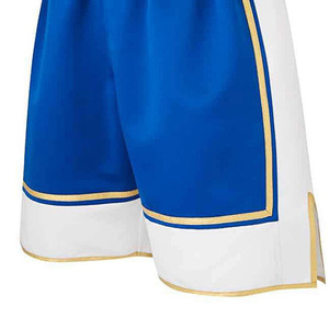 Pantalones Cortos de Boxeo para Hombre, Color Azul, Blanco y Dorado, Transpirables, Ligeros, de Secado Rápido, Ajuste Holgado, para Adultos, Artes Marciales - Product Image 3