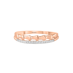 แหวนเพชรเพาะเลี้ยงแบบสองวงสำหรับผู้หญิง ทอง 10K 14K 18K เงิน 925 935 ขายส่งเครื่องประดับชั้นดี - Product Image 2