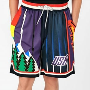 Shorts de sport décontractés pour hommes en toile respirante à séchage rapide, style hip-hop, 100 % coton, vente en gros - Product Image 5