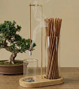 ที่ดักเถ้าไม้ทำด้วยมือถาดใส่ธูปสำหรับเก็บกัญหาเถ้า - Product Image 3