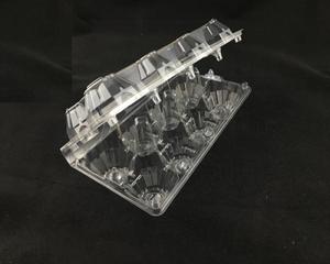 Clear Plastic Jumbo Egg <b>Container</b> 8-Pack Lockable Lid Transparent Rectangle <b>Food</b> Storage Kitchen Use Recyclable <b>PET</b> Tray - Product Image 1