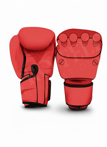 Guantes de Boxeo Deportivos de Piel Sintética, Color Liso Personalizado, con Soporte Acolchado para Muñeca, Duraderos, para Kickboxing, OEM - Product Image 6