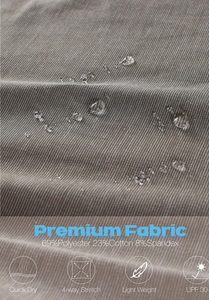 Shorts chino taille haute pour homme 2026 – Confortables et respirants avec taille élastique côtelée et poches utilitaires – Idéaux pour l'été - Product Image 6
