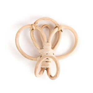 Perchero de ratán de estilo vintage de alta calidad, colgador de ropa de madera, abrigos de madera, ganchos montados en la pared - Product Image 1