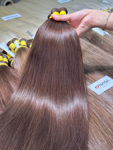 ผมต่อแท้จากเวียดนามของ NASA แบบเส้นตรงธรรมชาติ  แบบ Double Drawn  สำหรับต่อผม - Product Image 1
