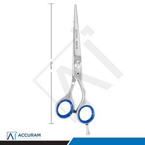 Tijeras de Barbero Profesionales Accuram, Cuchilla de Afeitar, Manuales, Ecológicas, Reutilizables, de Acero Inoxidable, para Peluquería, Corte de Cabello - Product Image 6
