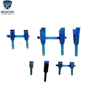 1. Aproximateur microvasculaire Acland Premium 11x12mm 17x17mm 24x23mm avec pinces à vaisseaux 11x3mm 17x3mm 24x4mm Instrument chirurgical - Product Image 6