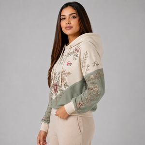 Sweat à capuche décontracté pour femme avec broderie, logo personnalisé, en molleton de coton doux, chaud et respirant, style streetwear, à prix abordable - Product Image 2