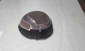 Taz Hair BD Prótesis Capilar de Cabello Humano Remy Indio con Onda Natural y Frente de Encaje, Calidad Premium - Product Image 4