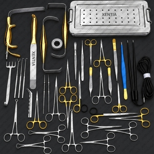 Tebbetts Breast Surgery Instrument Set With Sterilization <b>Box</b> Manual Breast Augmentation Reduction Surgery Instruments Set - Product Image 1