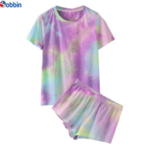 Conjunto deportivo personalizado para hombre, talla grande, transpirable, cómodo, unisex, conjunto de pantalones cortos con efecto tie-dye, nueva colección de verano - Product Image 3