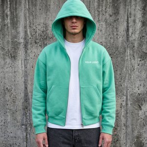 Sudadera con Capucha Premium Personalizada con Estampado Digital, 500GSM, Felpa Francesa, Cierre Doble, Corte Holgado, Estilo Urbano - Product Image 1