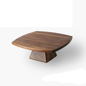 Support à gâteau en bois sur mesure, plateau à gâteau en bois massif, outils pour gâteaux, support à gâteau en bois, prix de gros direct usine - Product Image 1