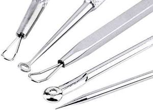 เครื่องมือกำจัดสิวเสี้ยนคุณภาพสูง ทำจากสแตนเลส - Product Image 5
