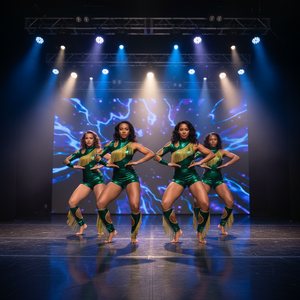 Tenues <span class=keywords><strong>de</strong></span> majorettes personnalisées en or métallisé, avec paillettes et franges, pour spectacles sur scène, vêtements professionnels pour équipes <span class=keywords><strong>de</strong></span> majorettes - Product Image 6