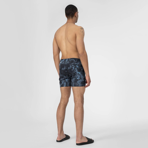 <b>Men</b> Casual Tight Short Swim <b>Trunks</b> Quick Dry Mid Waist Drawstring Closure Waterproof Board Shorts Pockets Mesh Lining Solid - Product Image 4