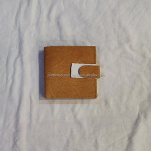 Billetera corta de 3 capas con logotipo personalizado para hombre, billetera plegable de negocios a la moda - Product Image 4