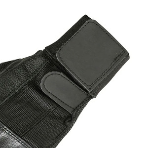 Qaswa Leather Premium Half Finger Fitness Gloves Shockproof Breathable Lightweight for Weight Lifting Gym Training Unisex - Product Image 4