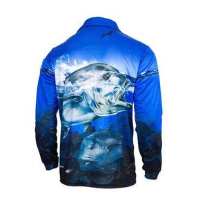 Camisetas Polo de Pesca Sublimadas UPF50+ al por Mayor para Hombre, Camisetas Polo de Secado Rápido, Camisetas Polo de Pesca de Manga Larga de Alto Rendimiento - Product Image 2