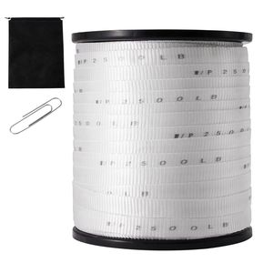 Corda di trazione piatta in poliestere Mule Tape 3/4" x 528FT, capacità di trazione 2500 Lbf, confezionata per fascette stringicavo - Product Image 1