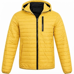 Custom Men's Winter Waterproof <b>Fleece</b> Padded Hooded Lightweight <b>Jacket</b> Outdoor Travel Warm Casual Outerwear - Product Image 2