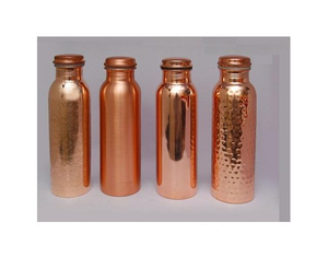 Botella de Cobre Resistente Multifuncional, Botella de Agua de Cobre y Acero Inoxidable - Product Image 1
