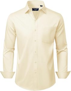 Camisa de negocios de manga larga para hombre - Product Image 2