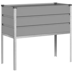 Macetas y Jardineras de Acero Galvanizado Gris Claro de 100 x 45 x 90 cm - Product Image 6