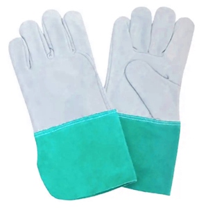 Gants de sécurité en cuir pleine fleur ignifuge de qualité supérieure, avec manchette renforcée, 7 oz, pour soudure, construction et lutte contre les incendies - Product Image 2