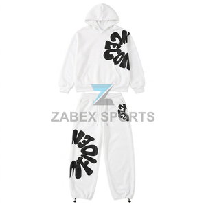 Conjunto Deportivo Personalizado OEM ODM para Hombre, Sudadera con Capucha de Felpa de Algodón Premium y Pantalones Jogger a Juego, Ropa Deportiva Cómoda - Product Image 1