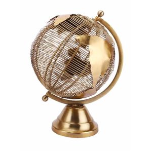 Luxury Silver Crystal Glass World <b>Globe</b> Modern Metal <b>Rotating</b> Earth <b>Globe</b> for Office Desk Decor Home Tabletop Gift Ornament - Product Image 4