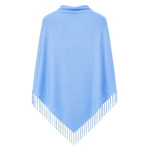Blue Pashmina <b>Shawl</b> Soft Lightweight Wrap Scarf for Women Evening Party <b>Wedding</b> Travel Casual Wear Fashion Accessory Gift - Product Image 3