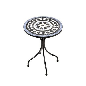 Mesa de Centro de Hierro Esmaltado Personalizable, Moderna y Ecológica, con Piedras Preciosas, Mueble Duradero para Sala de Estar - Product Image 1