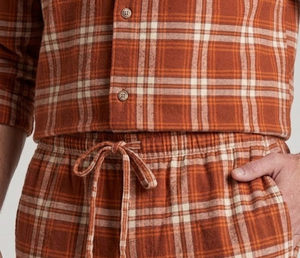 <b>Men's</b> Plaid Cotton <b>Pajama</b> Pants Elastic Waist Sleepwear Trouser <b>Men</b> With Pockets Breathable Midweight Night <b>Pajama</b> <b>Mens</b> - Product Image 2
