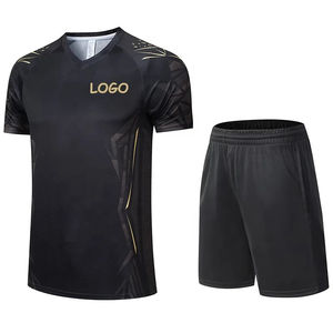 Vente en gros de vêtements de badminton personnalisés à séchage rapide, chemises de tennis de table bleues et rouges en polyester, chemises de sport, maillots de volley-ball pas chers - Product Image 6