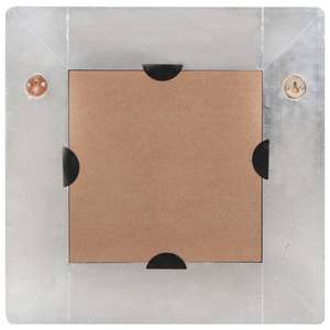 Aviator 19,7 x 19,7 pouces, incrustations décoratives en métal argenté miroir pour miroirs de salle de bain - Product Image 3