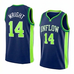 Breathable Basketball Uniform Moisture Wicking Sportswear Basketball Training Jersey Lightweight <b>Athletic</b> Performance Wear - Product Image 2