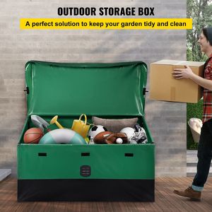 Contenitore da Esterno Impermeabile in PE da 100 Galloni con Telaio Zincato, Protezione per Ogni Condizione Atmosferica, Portatile per Uso su Terrazza e Patio - Product Image 2