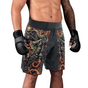 Shorts de combat MMA personnalisés imprimés, prix de gros usine, respirants, avec service OEM ODM - Product Image 2