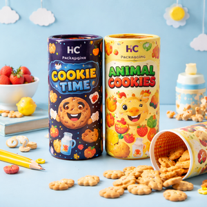 กล่องทรงกระบอกขนาดต่างๆ กล่องกระดาษย่อยสลายได้ บรรจุภัณฑ์กล่องทรงกระบอกแบบกำหนดเอง - Product Image 1