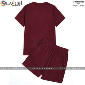 Ensemble de jogging d'été personnalisé pour homme et unisexe avec logo personnalisé, 100% coton, léger et à séchage rapide - Product Image 2