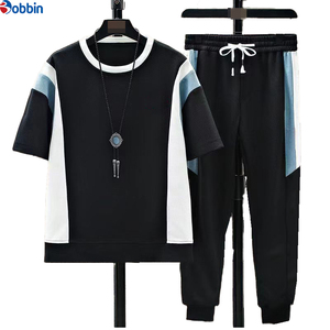 Conjunto Deportivo para Hombre, Verano, Manga Corta, Nuevo Estilo, Venta Caliente, Casual, Moderno, Deportivo, 2 Piezas, para Adolescentes, Unisex - Product Image 2