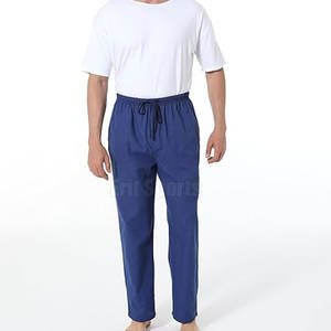 Pijama Recto para Hombre con Logotipo Personalizado, Material de Algodón/Poliéster, Ropa de Dormir Cómoda para Hombre - Product Image 2