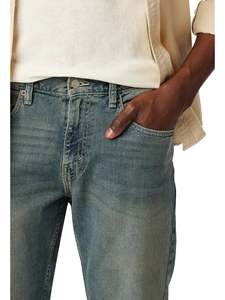 High Quality Men's Straight Jeans Hot Sale Hip Hop Style Washed <b>Stretch</b> Cotton Denim Streetwear <b>Pants</b> with <b>Cargo</b> Pockets - Product Image 3
