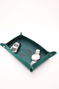 Top Seller Genuine Leather Tray Trending Alibaba Sourcing <b>Desk</b> Organizer Bulk Price Real Leather Tray GLTY-0092 - Product Image 4