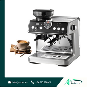 Cafetera Espresso Italiana Sudex CM601 con Molinillo, Ingeniería Alemana para Uso en el Hogar y la Oficina - Product Image 1