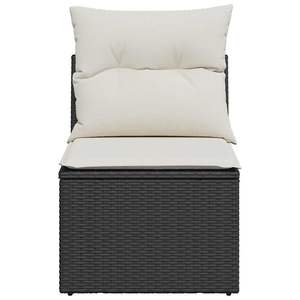 Sedia da Giardino Nera e Bianco Crema - Product Image 4